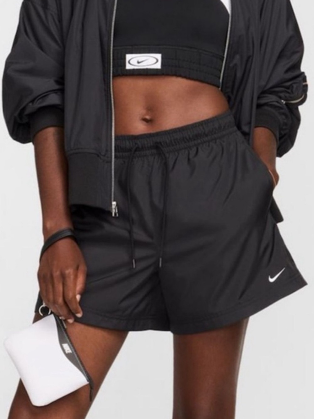 NWT Nike Sportswear Classic Woven Mid-Rise Shorts